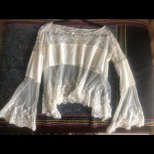 Free People Sheer Top